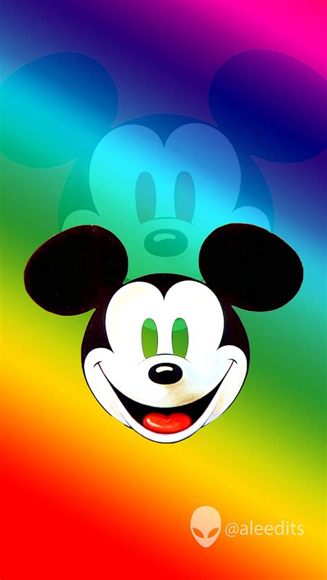 Colourful Mickey Mouse