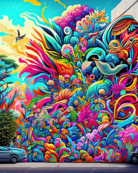 Colourful Wall Murals