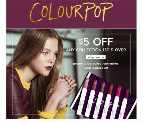 colourpop discount code july 2016