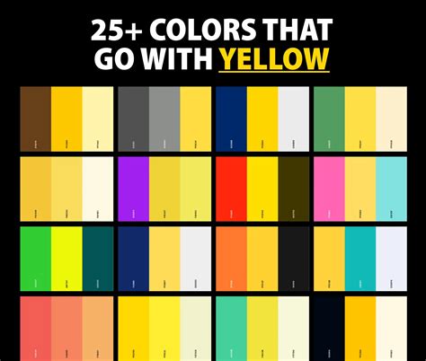 The Best 24 Colors That Go Together With Yellow learnshineiconic