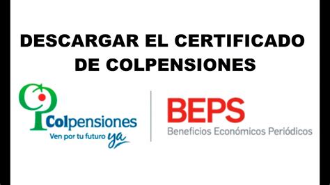 colpensiones certificado ingresos 2022