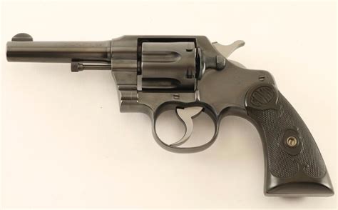 Colt Army Special DA revolver, .38 cal., 6” barrel, blue finish