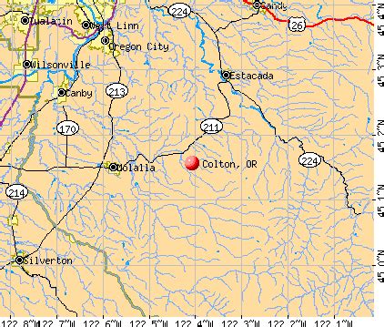 Colton Oregon Map