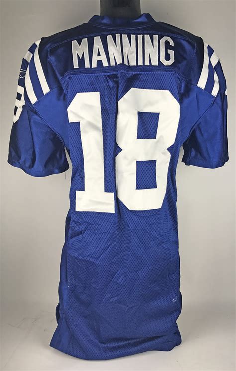colts game worn jersey