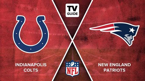 colts vs patriots tv