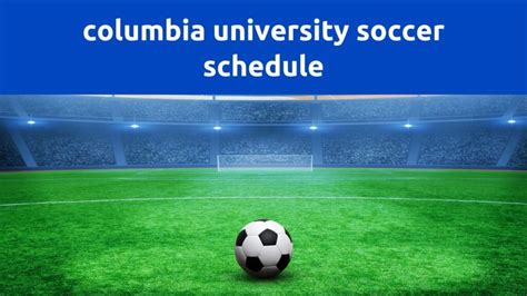 columbia college soccer schedule