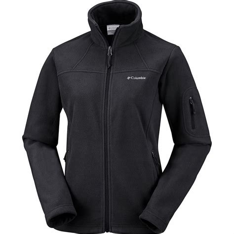 columbia fleece jacket black