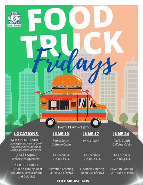 columbia food truck fridays