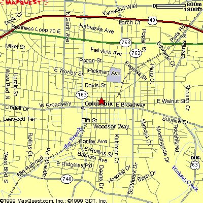 Columbia Mo Printable Map