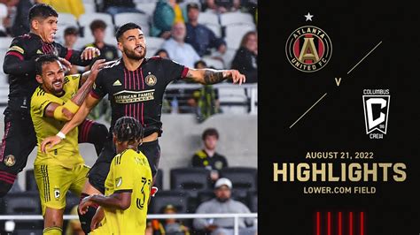 columbus crew highlights atlanta united