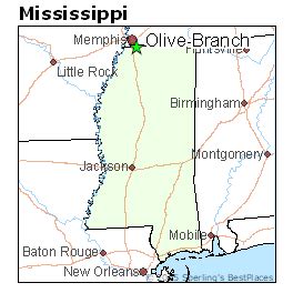 columbus ms to olive branch ms