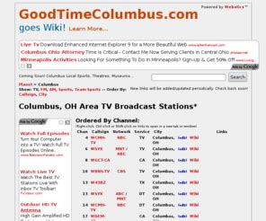 columbus ohio broadcast tv schedule