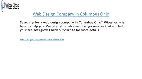 columbus ohio web design services