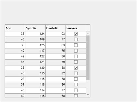 Column Format Uitable Matlab
