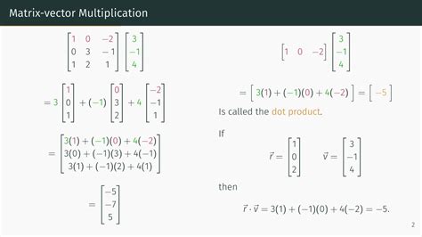 column vector times column vector