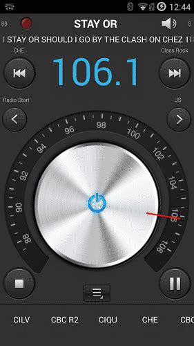 radio screenshot