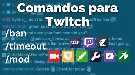 comandos para live twitch
