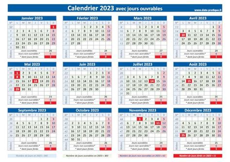 combien de jour en 2023