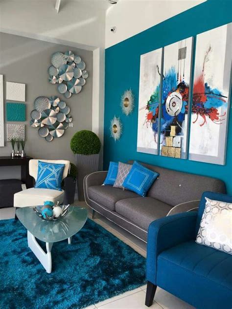 Combinacin De Gris Con Turquesa