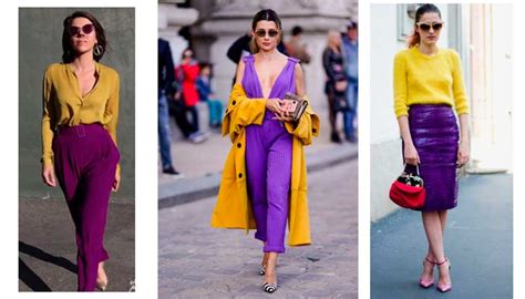 Combinacin Morado Y Amarillo