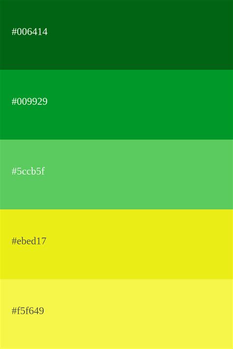 Combinacin Verde Y Amarillo