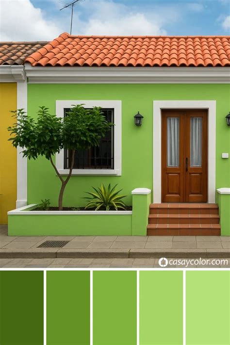 Combinacion De Casas Pintadas