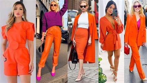 Cómo combinar el color naranja en tu ropa Beauty and fashion ideas