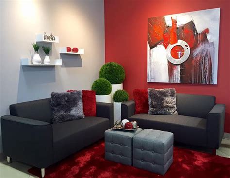 Combinar Rojo Con Gris