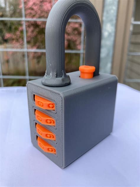 Combination Lock 3D Printed Box
