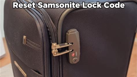 Combination Lock Samsonite Case