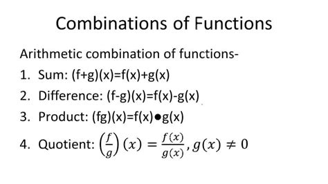 Combination Of Function Pdf