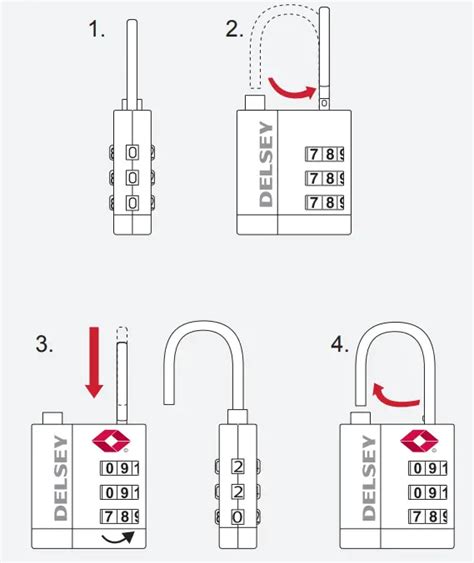 Combination Padlock Instructions