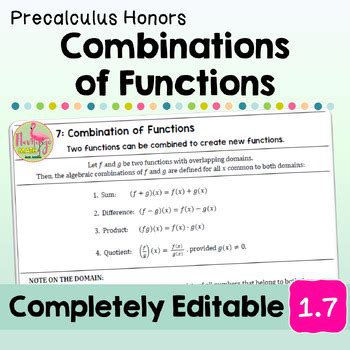 Combinations Of Functions Test
