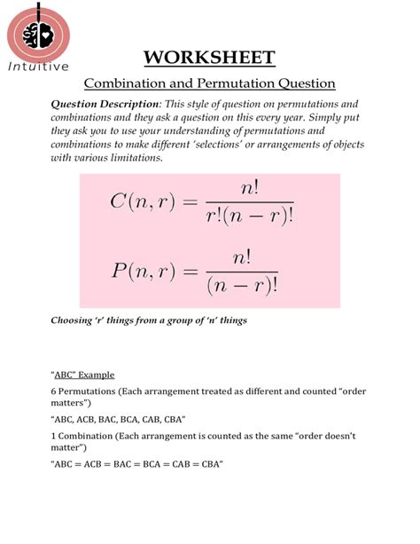 Combinations Questions
