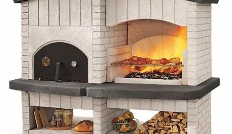 NEW ZELAND Combiné barbecue et four à pizza à combustible