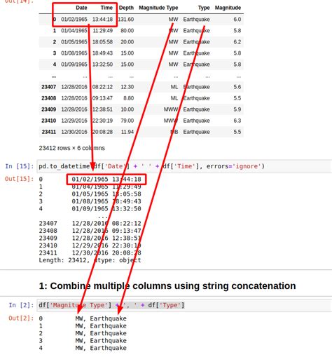 combine multiple columns in dataframe python