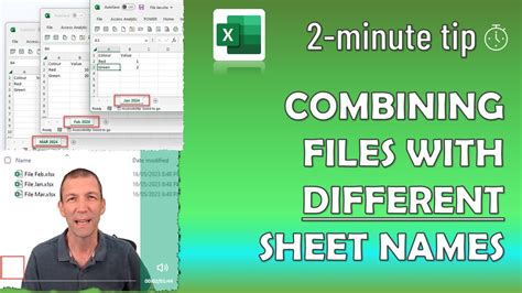 Combine Sheets From Different Excel Files Vba