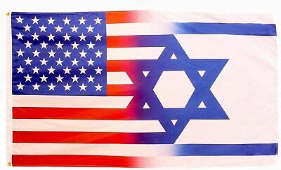 combined us israel flag for sale