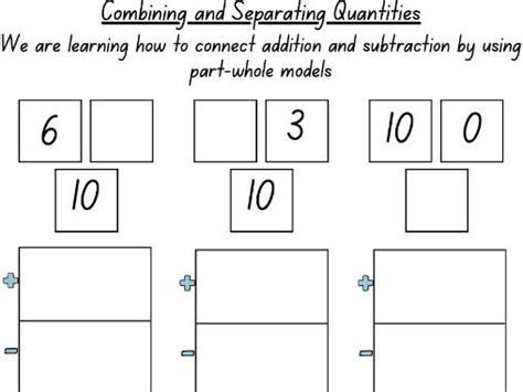 Combining And Separating Quantities