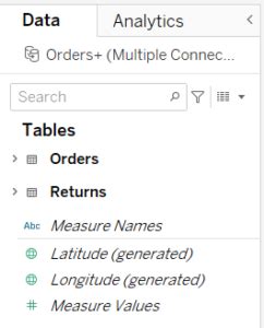 Combining Tables In Tableau