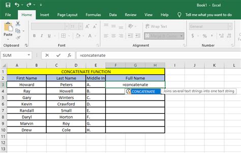 5 Ways Combine Text Excel