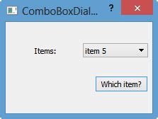 Combo Box Qt Item