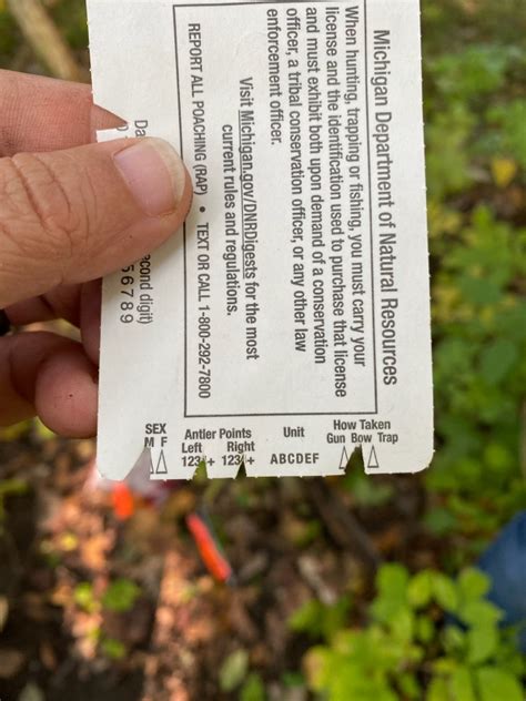 Combo Tag Rules Michigan