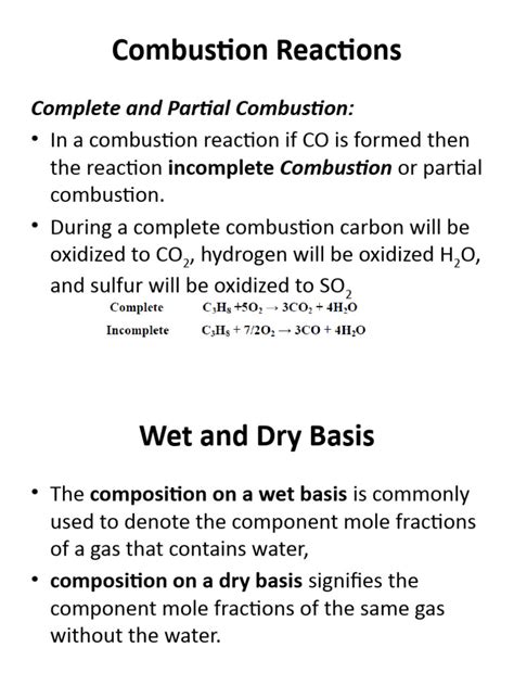 Combustion Reaction Pdf