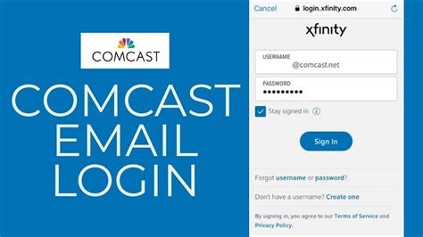 comcast email login page comcast email