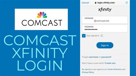 comcast xfinity login