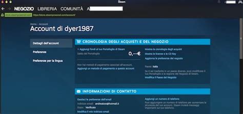 come accedere su steam