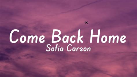 come back home letra