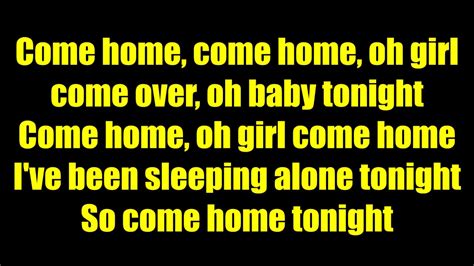 come home tonight lyrics