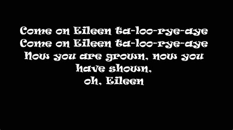 come on eileen lyrics lyrics